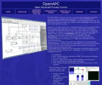 Openapc.com(Open Source Advanced Process Control) Screenshot