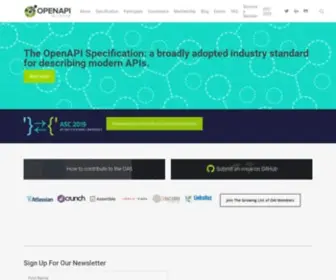 Openapis.org(OpenAPI Initiative) Screenshot