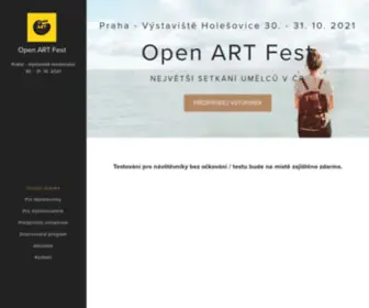 Openartfest.cz(Open ART Fest) Screenshot