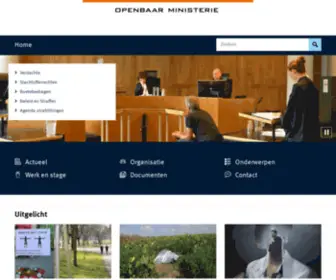Openbaarministerie.nl(Openbaar Ministerie) Screenshot