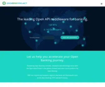 Openbankproject.com(Open Bank Project) Screenshot
