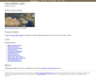 Openbible.info(Bible) Screenshot
