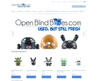 Openblindboxes.com(We have the largest selection of open blind boxes) Screenshot