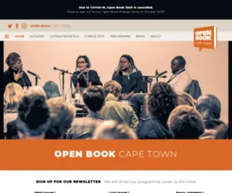 Openbookfestival.co.za(The Open Book Festival) Screenshot