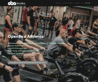 Openboxathletics.com(OpenBox Athletics) Screenshot