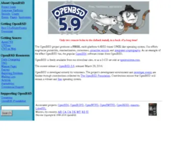Openbsd.org.my(OpenBSD) Screenshot