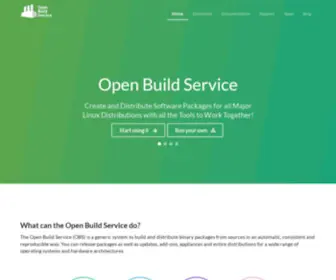 Openbuildservice.org(Open Build Service) Screenshot