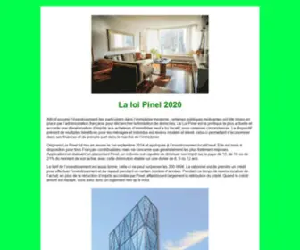 Openbusiness.cc(La loi Pinel 2020) Screenshot
