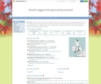 Opencaching.org.uk(Geocaching) Screenshot
