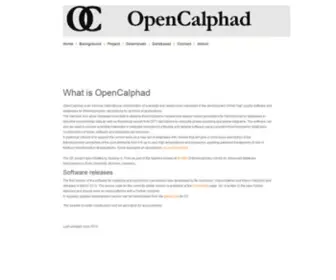 Opencalphad.com(OpenCalphad) Screenshot