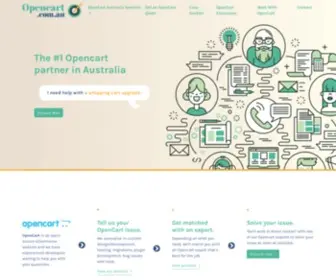 Opencart.com.au(OpenCart Australia) Screenshot