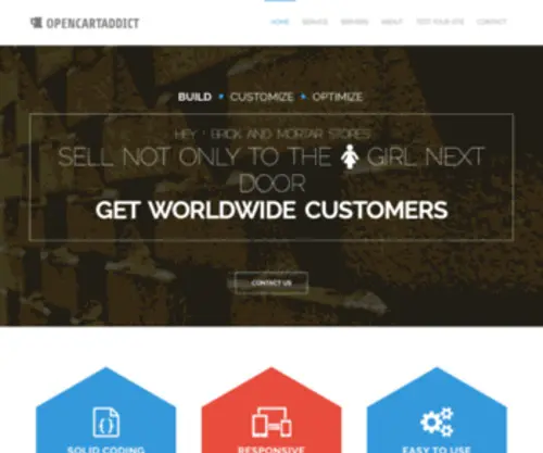 Opencartaddict.com(Opencart experts we build) Screenshot