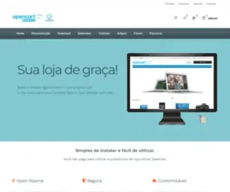 Opencartbrasil.com.br(OpenCart Brasil) Screenshot