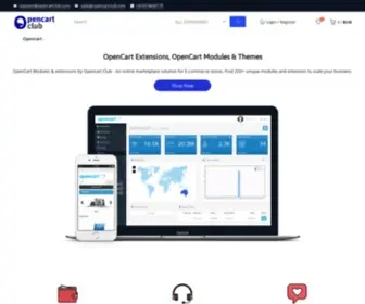 Opencartclub.com(OpenCart Extensions) Screenshot