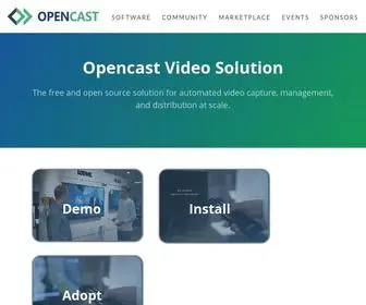 Opencast.org(Opencast Video Solution) Screenshot