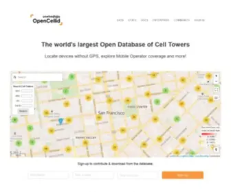Opencellid.org(Cell towers) Screenshot