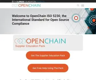 Openchainproject.org(Our vision) Screenshot