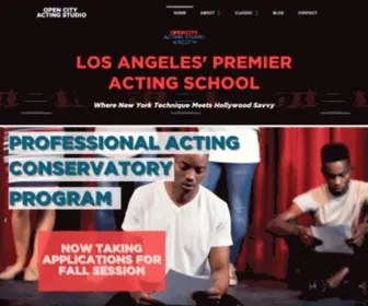 Opencityactingstudio.com(Open City Acting Studio) Screenshot