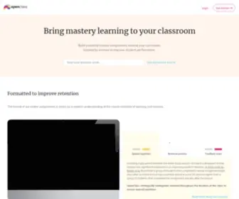 Openclass.ai(Build & crowdsource better assignments) Screenshot