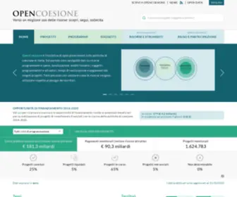 Opencoesione.gov.it(OpenCoesione) Screenshot