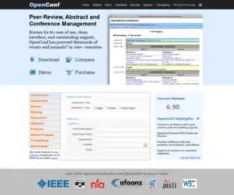 Openconf.org(OpenConf Peer) Screenshot