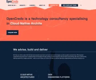 Opencredo.com(Achieve more through Technology) Screenshot