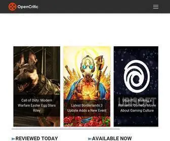 Opencritic.com(The top critics in gaming. All in one place. OpenCritic) Screenshot