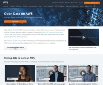Opendata.aws(Amazon web services (aws)) Screenshot