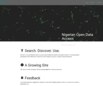 Opendata.com.ng(NODA) Screenshot