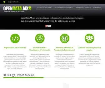 Opendata.mx(OpenDataMx :: Datos abiertos en México) Screenshot