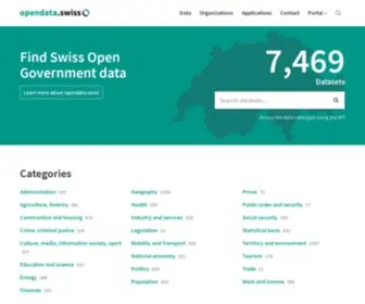 Opendata.swiss(Opendata swiss) Screenshot