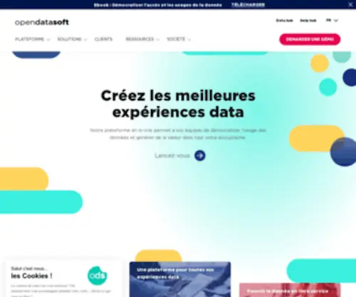 Opendatasoft.fr(Créez les meilleures expériences data) Screenshot