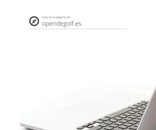 Opendegolf.es($REGISTRANT1 $REGISTRANT2 $REGISTRANT3) Screenshot