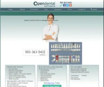 Opendentalsoft.com(Opendentalsoft) Screenshot