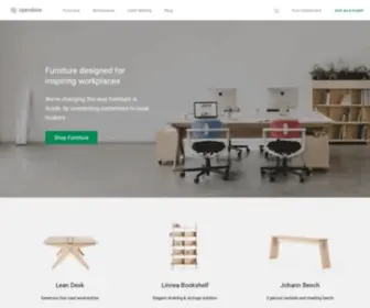 Opendesk.cc(Furniture designed for inspiring workplaces) Screenshot