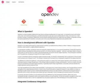 Opendev.org(Gitea (git with a cup of tea)) Screenshot