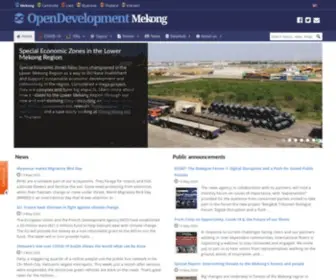 Opendevelopmentmekong.net(Open Development Mekong) Screenshot
