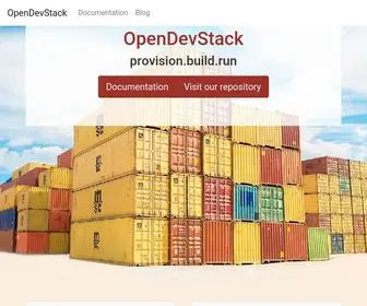 Opendevstack.org(Opendevstack) Screenshot