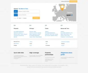 Opendi.com.pa(Guía sectorial y portal de valoraciones) Screenshot