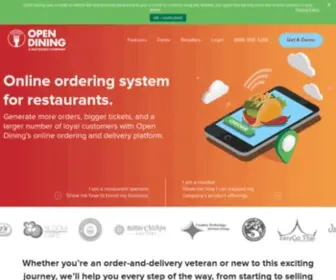 Opendining.net(Online Ordering System for Restaurants) Screenshot