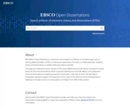 Opendissertations.org Screenshot