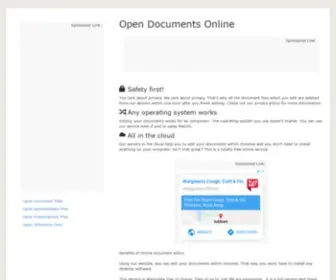 Opendocumentsonline.com(Open Documents Online) Screenshot