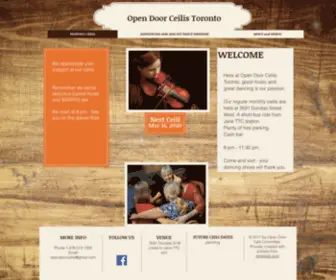 Opendoorceilitoronto.com(Opendoorceilitoronto) Screenshot