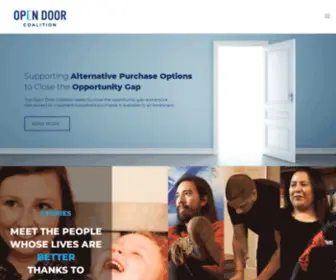 Opendoorcoalition.com(Open Door Coalition) Screenshot