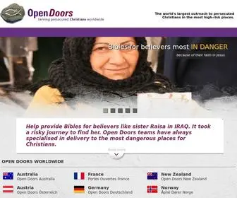 Opendoors.org(Open Doors International  ) Screenshot
