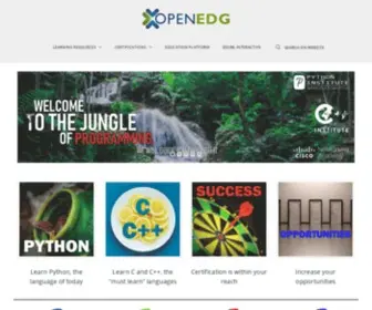 Openedg.org(Improving your learning experience) Screenshot