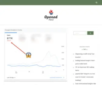 Openedhost.com(Opened Host) Screenshot