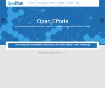 Openefforts.com(Open Efforts) Screenshot