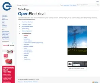 Openelectrical.org(Open Electrical) Screenshot