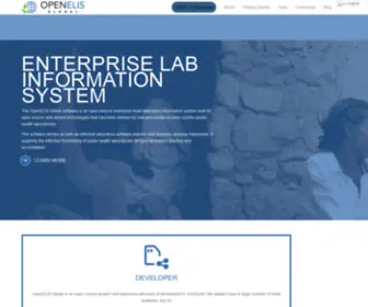 Openelis-Global.org(OpenELIS Global) Screenshot